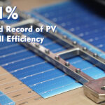 Silicon PV cell conversion efficiency 26.81%- world record
