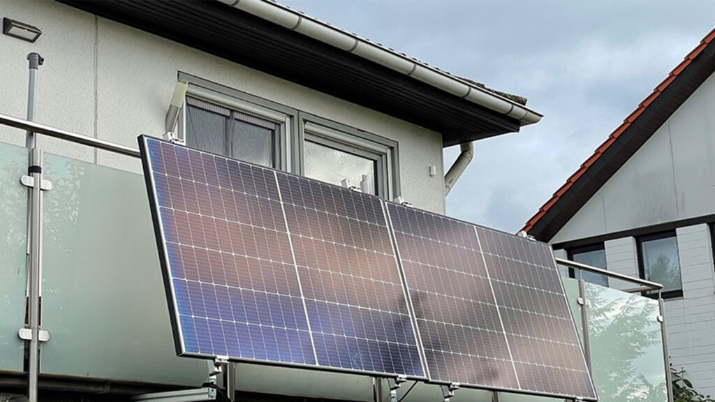 Installing small PV systems on balconies is popular in several countries