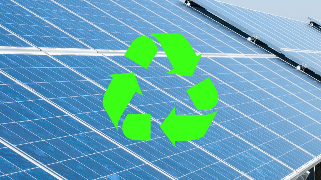 Where should scrap PV panels from several countries go?