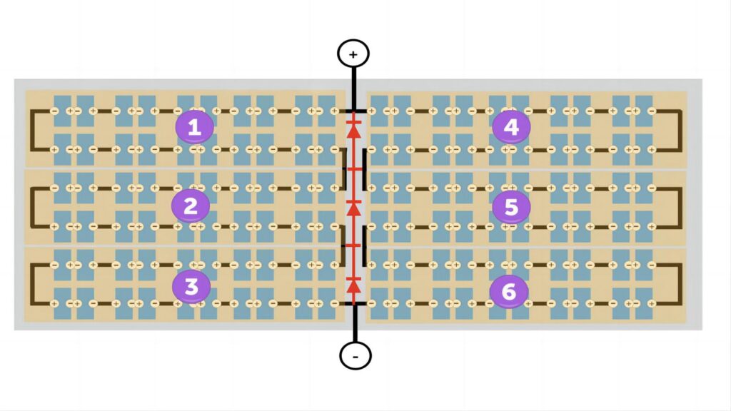 half-cut solar panels