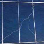 Snail Trails on The Solar Panels