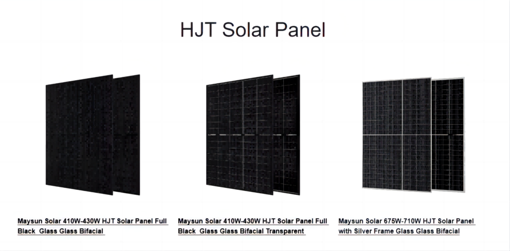 HJT solar panels