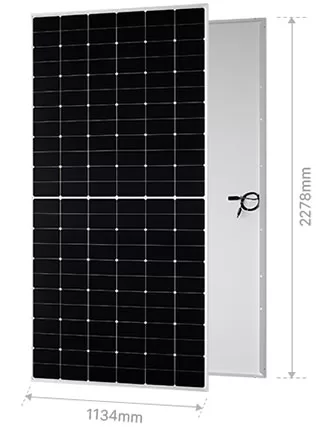 Maysun Solar 555W-600W IBC Solar Module with Silver Frame