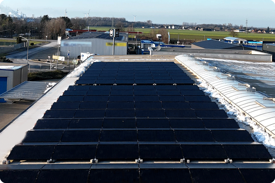 Using glass-glass modules in C&I rooftop projects enhances investment returns and system reliability.