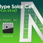 N-type solar cells, structural comparison of TOPCon and HJT cells