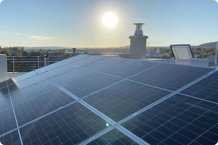 Noise from photovoltaic power plants is not continuous.