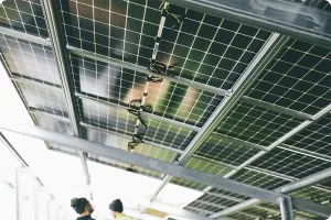 Bifacial PV modules can better use rear-side light in open spaces with suitable reflection conditions.