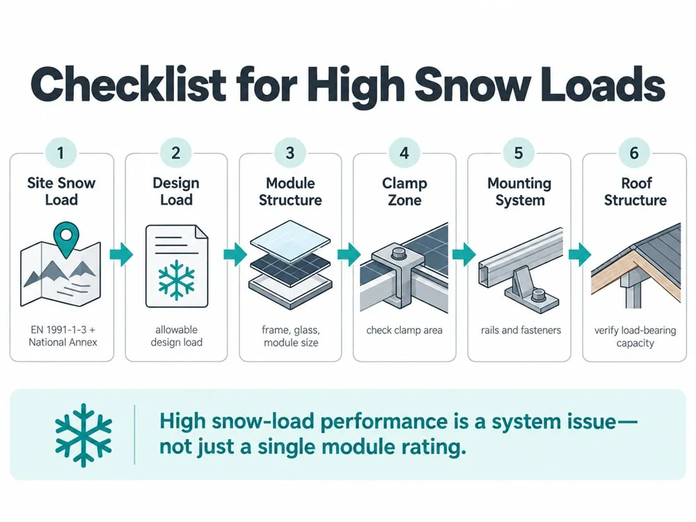 Checklist for High Snow Loads